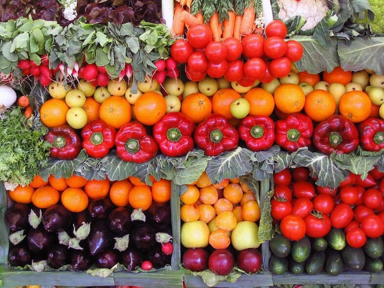 The efficacy of vitamins in vegetables and fruits