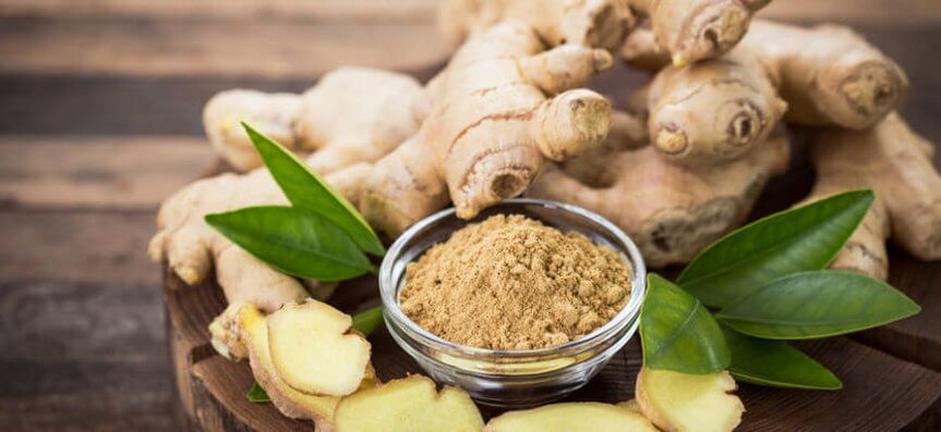 Ginger root increases potency in men