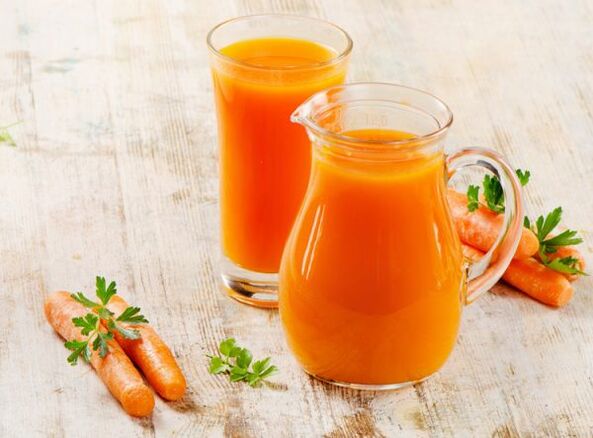 Potency of carrot juice