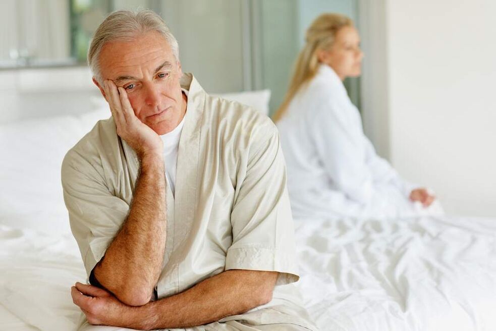 After age 60, men may experience erectile dysfunction