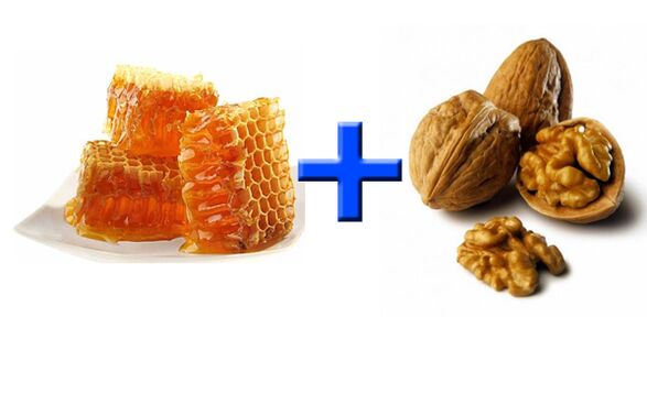 Honey and nuts are healthy foods that stimulate male sexual performance